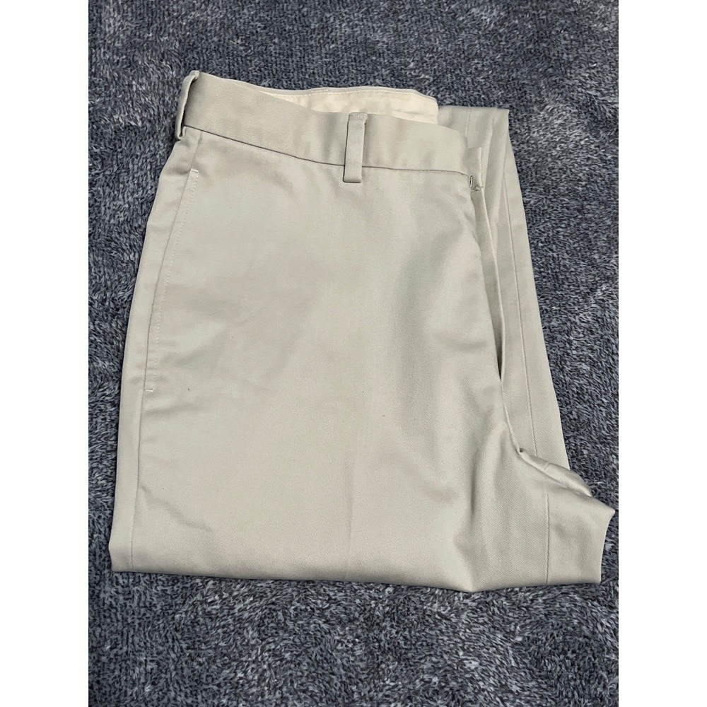Brooks Brothers 346 Advantage Chino Clark Fit Khaki Tan Pants Mens 33x30 Cotton - Picture 9 of 9